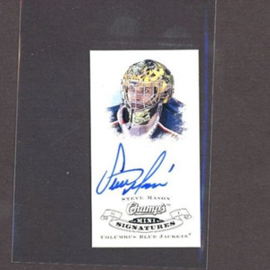 2008-09 Upper Deck Champ's Mini Signatures Autograph #CSSM Steve Mason