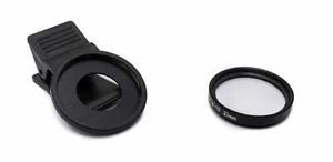 Macro Lens +10 Zoom Close Up Filter with Clip IN Black - Zdjęcie 1 z 4