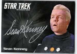 STAR TREK THE ORIGINAL SERIES 50TH ANNIVERSARY SEAN KENNEY CAPT. PIKE AUTOGRAPH
