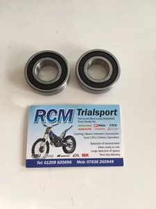 2X REAR WHEEL BEARINGS( PAIR) SCORPA SY 250 YAMAHA - Picture 1 of 4