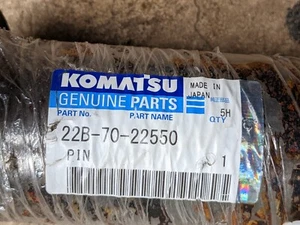 Genuine Komatsu 22B-70-22550 22B7022550 Pin - Picture 1 of 3
