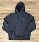 By Parra Hoodie Mens Embroidered Logo Washed Black Midweight Sweatshirt - L Read