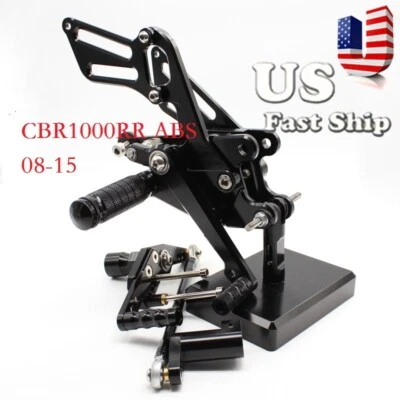 Reposapiés delanteros CNC estriberas para Yamaha YZF R1 R6 YZF R125 MT07 FZ07 Foto 1 de 4