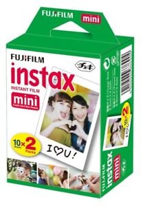 20 Photo Paper & Cartridge Photography Fujifilm Instax Film Mini Credit C