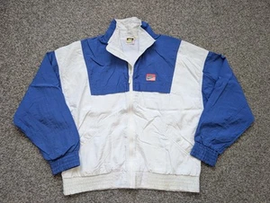 Vintage Nike Jacket Mens Large White Agassi Challenge Court Tennis 90s Shell - Picture 1 of 16