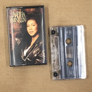 ARETHA FRANKLIN Cassette Tape Funk Soul GREATEST HITS 1980-1994 GEORGE MICHAEL - Picture 1 of 7