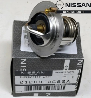 Genuine Nissan Coolant Thermostat 21200-0C82A OEM 212000C82A Altima Sentra NEW - Image 1 of 2