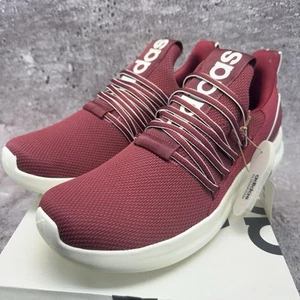 Adidas Men's Lite Racer Adapt 7.0 Running Shoe Burgundy/Shadow Red/White - Picture 1 of 12