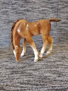 Lomonosov Vintage Large Imperial Chestnut Horse Figurine USSR Soviet Rare - Picture 1 of 11