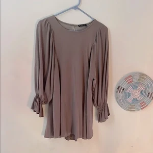 Sehr J Größe M Langarm Damen kurzes Blouson Kleid - Bild 1 von 6