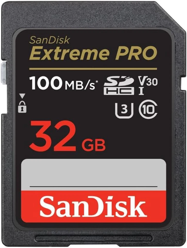 32 GB Extreme PRO Scheda SDHC + Rescuepro Deluxe, Fino a 100 Mb/S, UHS-I, Classe - Immagine 1 di 4