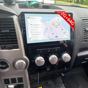10”For Toyota Tundra 07-13 Sequoia 08-18 Android 15 Car Stereo Radio CarPlay GPS - Picture 1 of 24