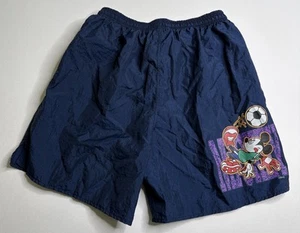 Vintage Mickey Mouse Sports Club x Umbro Soccer Disney 1994 World Cup Shorts M - Picture 1 of 9