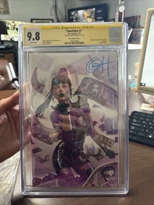 Cuerno Punchline #1 CGC 9.8 FIRMADO GREG HORN Cuerno V variante cubierta C - Imagen 1 de 6