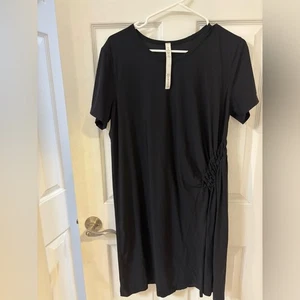 Lululemon Athletica Black Short Sleeve Dress - Picture 1 of 5