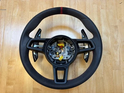 Volante deportivo Porsche PDK GT3 GT4 911 Cayman Boxter 991 997 987 981 OEM Foto 1 de 4