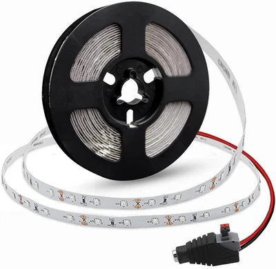 SMD3528-120-IR 850nm Infrared LED Light Strip 12V, 6.5ft, 120 LEDs for Security  - Image 1 of 4