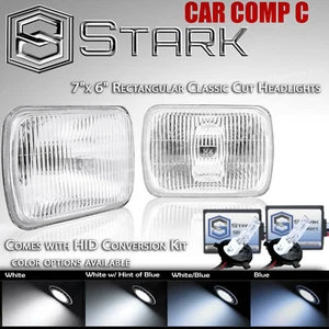 H6054 / H6052 / H6014 Head Light Glass Housing Lamp Chrome - 7x6 HID Xenon (C) - Picture 1 of 5