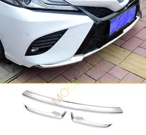 Chrome Front Bumper Bottom Guard Strip trim For Toyota Camry SE/XSE 2018-2020 - Bild 1 von 6