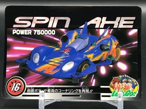 Spin AXE Let's & Go!! Mini 4WD Carddass TCG BANDAI Japan Rare No.16 F/S - Picture 1 of 12
