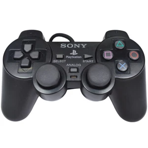 Genuine Official Sony PS2 PlayStation 2 Black DualShock 2 Controller SCPH-10010 - Picture 1 of 11