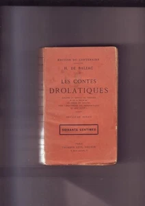 les contes drolatiques -deuxieme dixain -  Balzac- edition du centenaire  - Picture 1 of 3