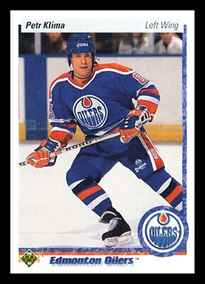 Petr Klima #282 1990-91 Upper Deck Edmonton Oilers - Image 1 of 2