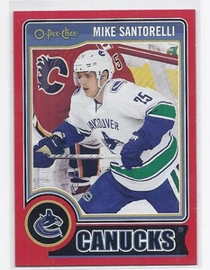 14-15 2014-15 O-PEE-CHEE MIKE SANTORELLI RED PACK REDEMPTION 121 CANUCKS - Picture 1 of 1