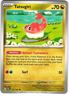 Tatsugiri 131/167 Pokemon SV: Twilight Masquerade - Image 1 of 3