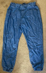 Girls Youth Capri Wonder Nation Blue Casual Pants Size XXL (18) - Picture 1 of 4