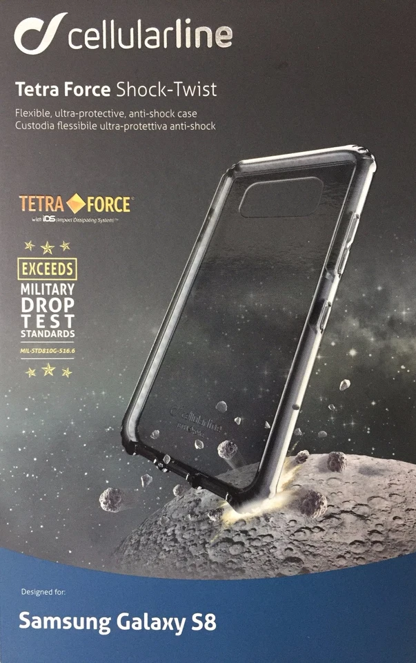 TETRA FORCE SHOCK-TWIST COVER ULTRAPROTETTIVA SAMSUNG GALAXY S8 BLACK - Immagine 1 di 1