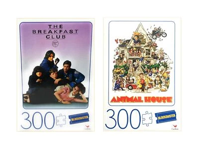 Puzzle de póster de película The Breakfast Club Animal House años 80 paquete de 2 Blockbuster 300 Foto 1 de 3
