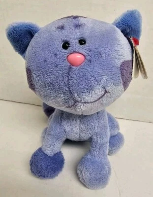 2005 Ty Beanie Baby Periwinkle Blue's Clues Cat 6" Plush Stuffed Kitten NWT - Image 1 of 3