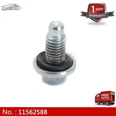 NEW 11562588 Pan Drain Plug Bolt w/O-Ring For GM Chevrolet Buick Cadillac US - Image 1 of 4