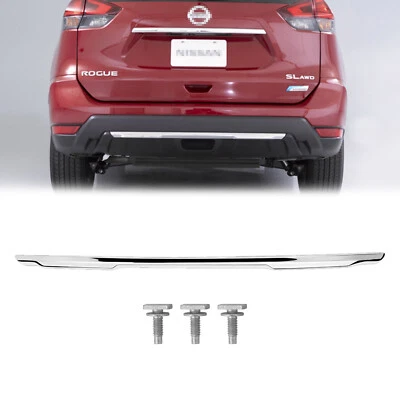 For Rogue 2017-2020 Rear Bumper Lower Chrome Molding Trim Replacement 850725HK0A - Image 1 of 4