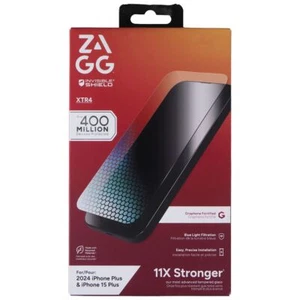 ZAGG Invisible Shield XTR4 Screen Protector for Apple iPhone 16 Plus / 15 plus - Picture 1 of 2