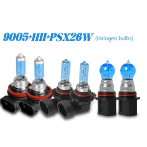 H11 9005 PSX26W Halogen Headlights Fog Lights 4200K 6X for Chevy Tahoe 2015-2020 - Picture 1 of 14
