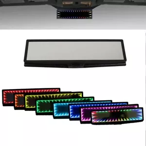 JDM COLOR CHANGE GALAXY MIRROR LED LIGHT CLIP-ON REAR VIEW WINK REARVIEW - Picture 1 of 11