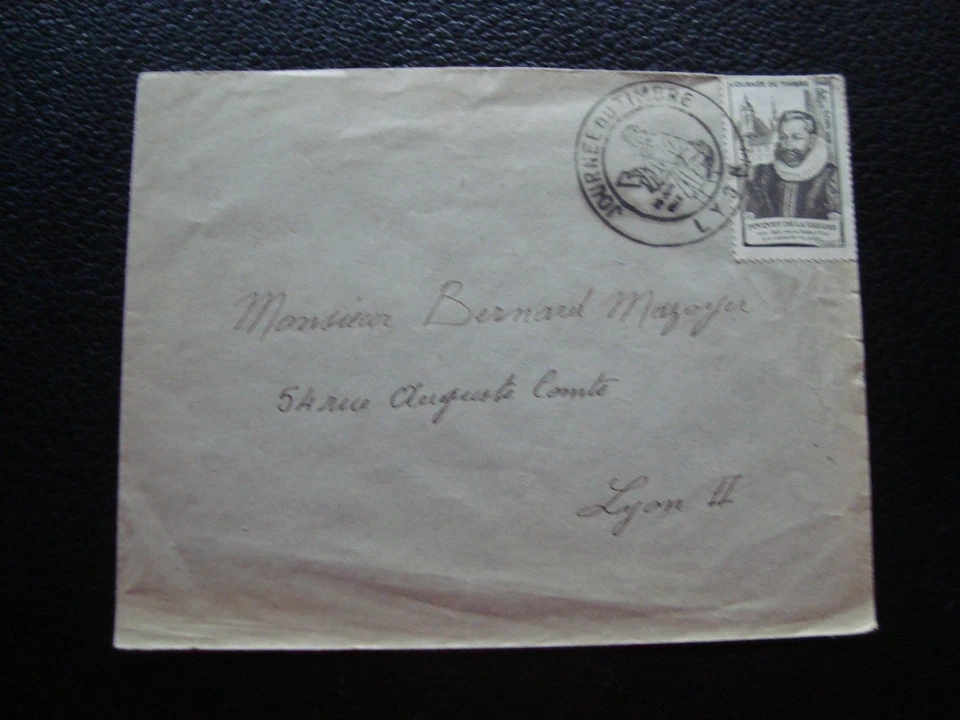 FRANCE - enveloppe 1er jour 29/6/1946 (journee du timbre) (cy71) french - Photo 1/1