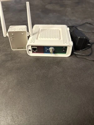ARRIS SB6141 SURFboard Modem And Netgear Extender - Image 1 of 4
