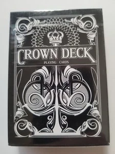 Crown Deck- Black Playing Cards, Limited, The Blue Crown, USPCC, Fracturize! - Picture 1 of 13