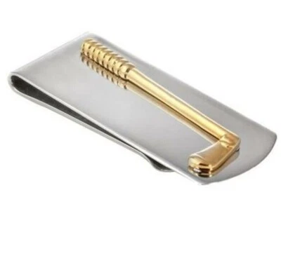 Genuine 925 Sterling Silver Personalized Golf in Money Clip for Men's Birthday - Image 1 of 2