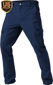 Men'S Cargo Work Pants Water Resistant Tactical Pants 29.1" Lightweight Hiking R - Picture 1 of 6