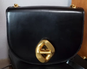 Rebecca Minkoff Black G Mini Saddle Leather Shoulder Bag - Picture 1 of 2