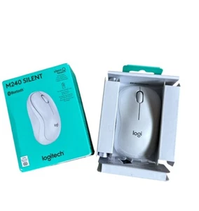 Logitech M240 Silent Bluetooth Maus Kabellos Kompakt Tragbar Graphitweiß - Bild 1 von 3