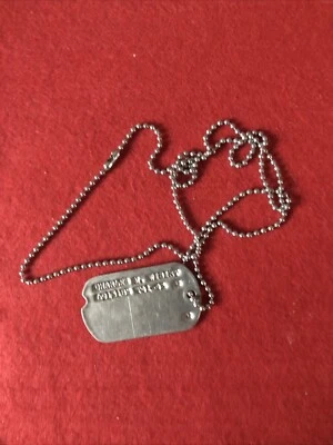 WW2 US ARMY DOG TAG PLAQUE IDENTITE US ARMY  T41 T43 - Photo 1/4