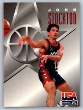 1996 SkyBox USA Texaco #12 John Stockton NM