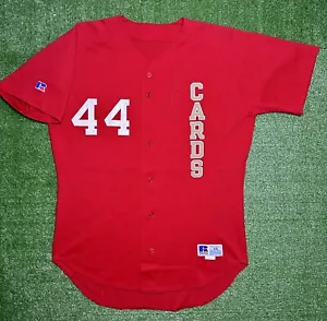 Authentic VTG Rare 90s Russell Athletic St. Louis Cardinals MLB MiUSA Jersey 44 - Picture 1 of 7