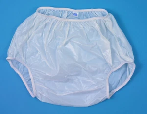 Incontinent Gary NEU Kunststoffhose Erwachsene Größe 2X-LARGE milchweiß - Bild 1 von 1