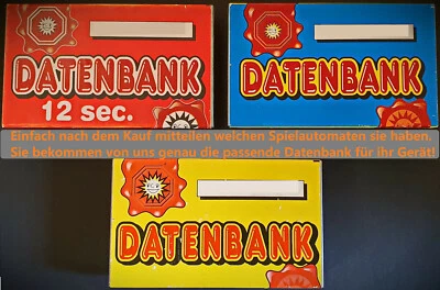 Datenbank für ihren  Merkur Spielautomaten freie Auswahl im Austausch - Bild 1 von 2